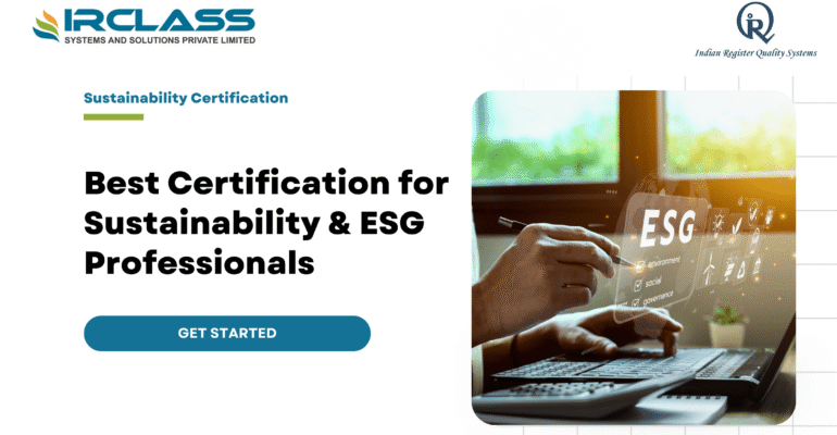 Best Certification for Sustainability & ESG Professionals